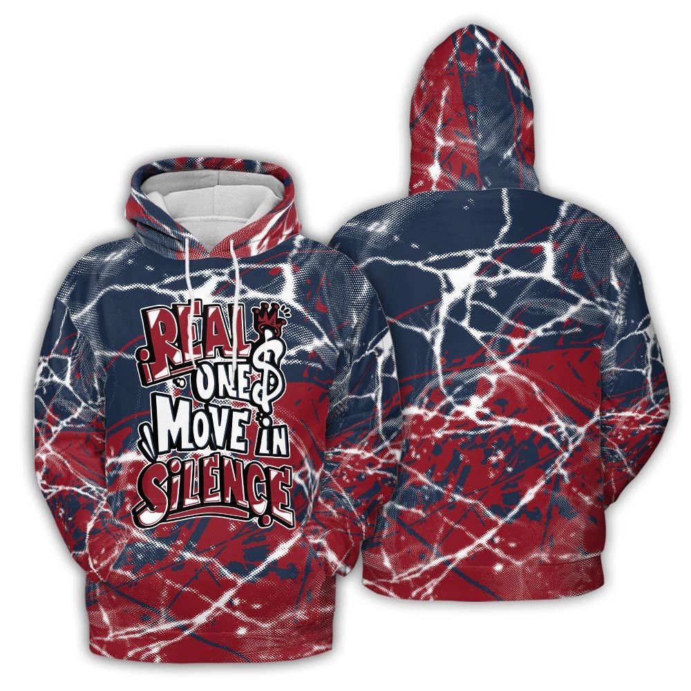 Hoodie To Match Retro Olympic 6s Hoodie - Ones Move In Silence Graphic Profound Hoodie Unisex