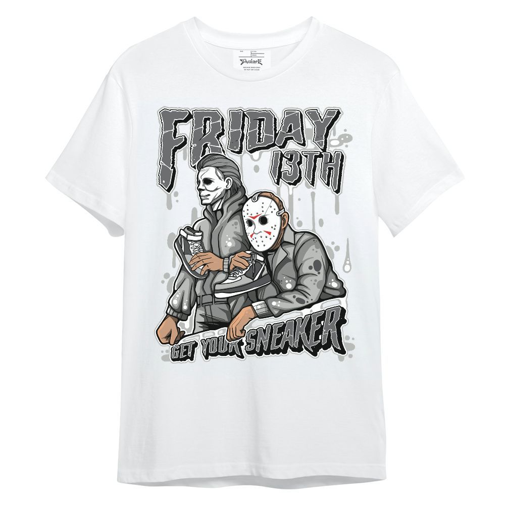 Shirt To Match Retro Wet Cement 4s - Friday Halloween Sneakers Graphic Unisex Shirt