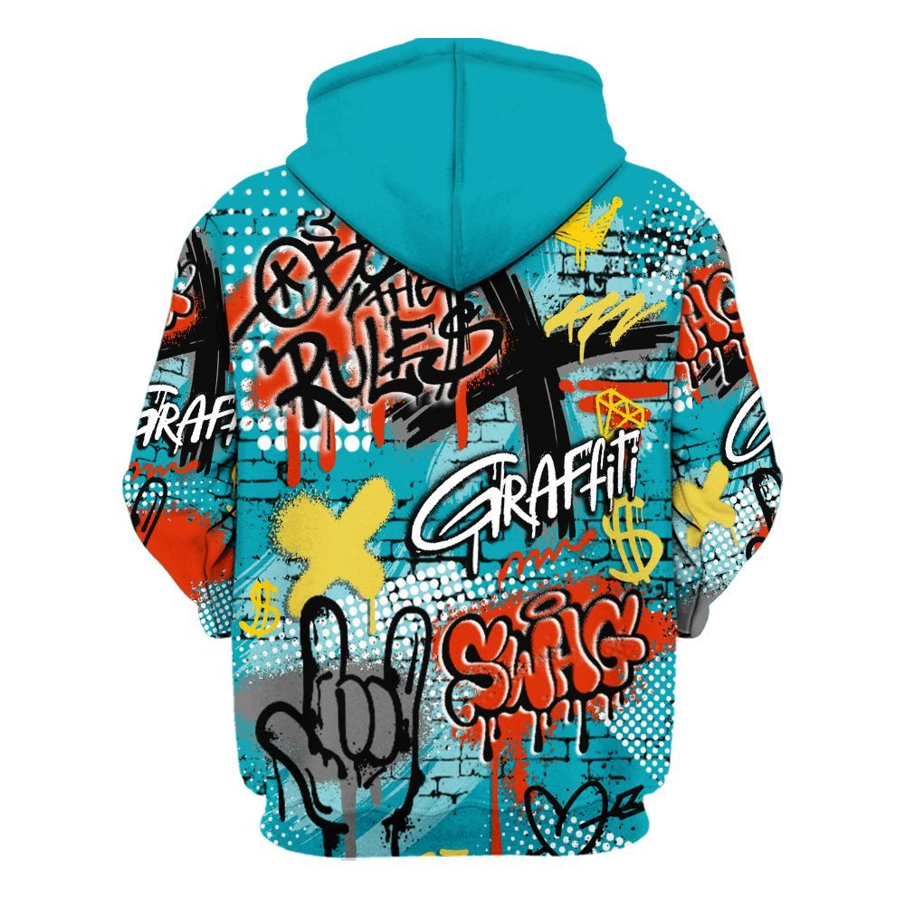 Hoodie To Match Dunk Low KD 17 N7 - True It Real Graffiti Streetwear All Over Print