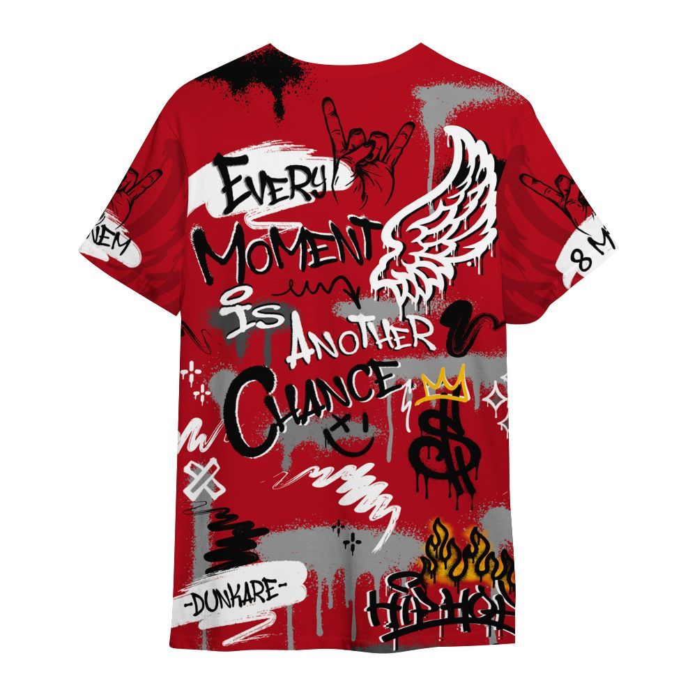 Shirt To Match Bred Velvet 11s - 8Mile Movie Graffiti All Over Print