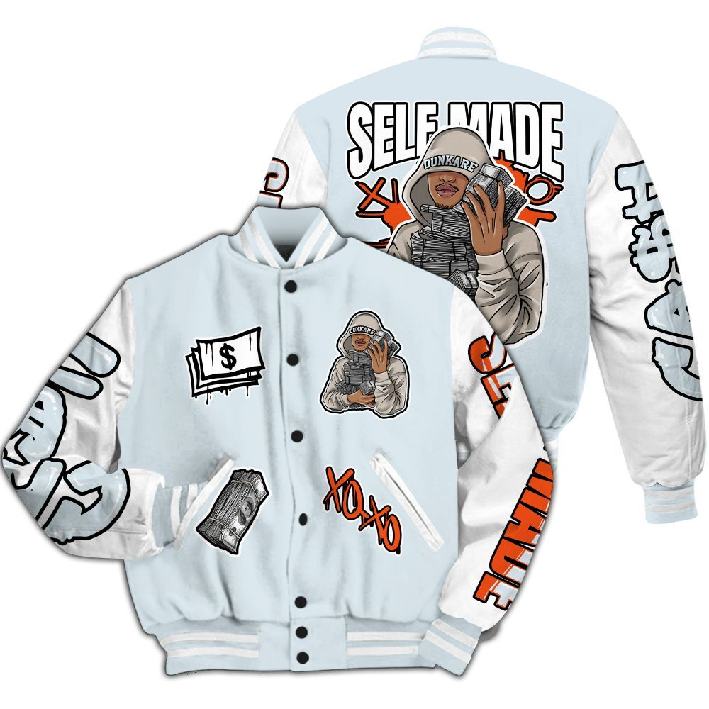 Varsity Jacket To Match High OG Alaska 1s - Selfmade Unique All Over Print