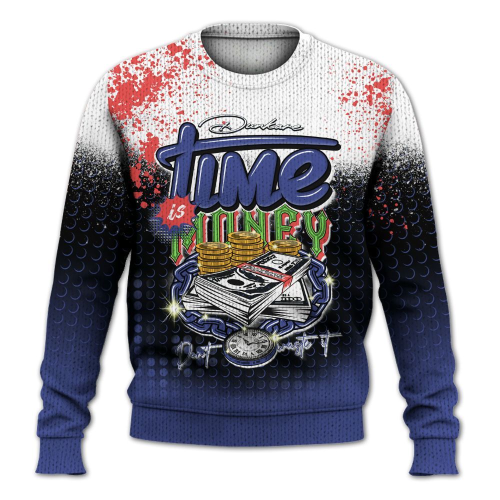 Knitted Sweater To Match KD 4 Nerf - Halftone Time Is Money