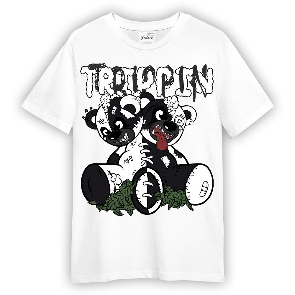 Shirt To Match White Thunder 4s - Trippin Bear Shirt Unisex