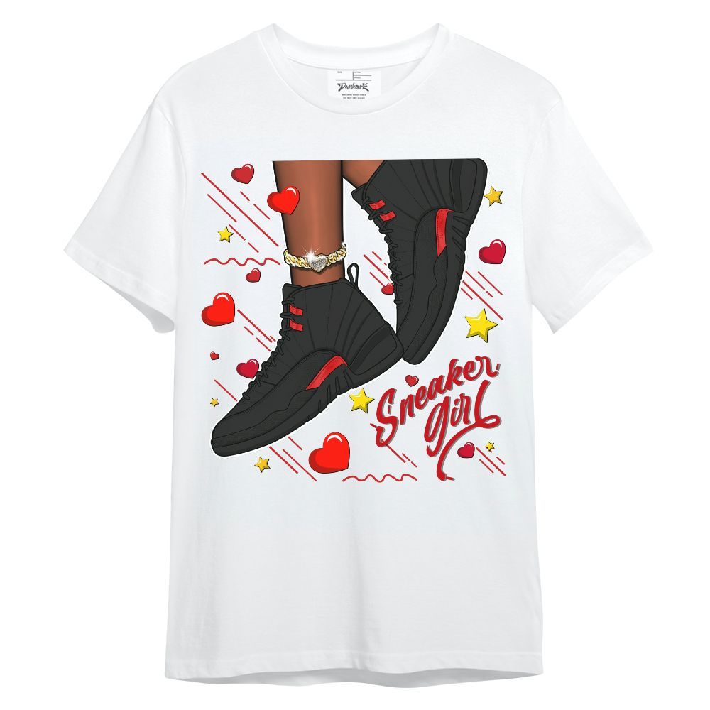 Shirt To Match Bloodline 12s - SNEAKER Girl Heart Flying Graphic