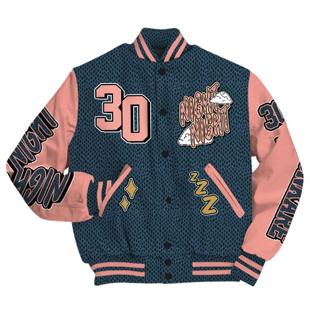Varsity Jacket To Match Lebron XXI GS Olympic - Seeya Skeleton All Over Print