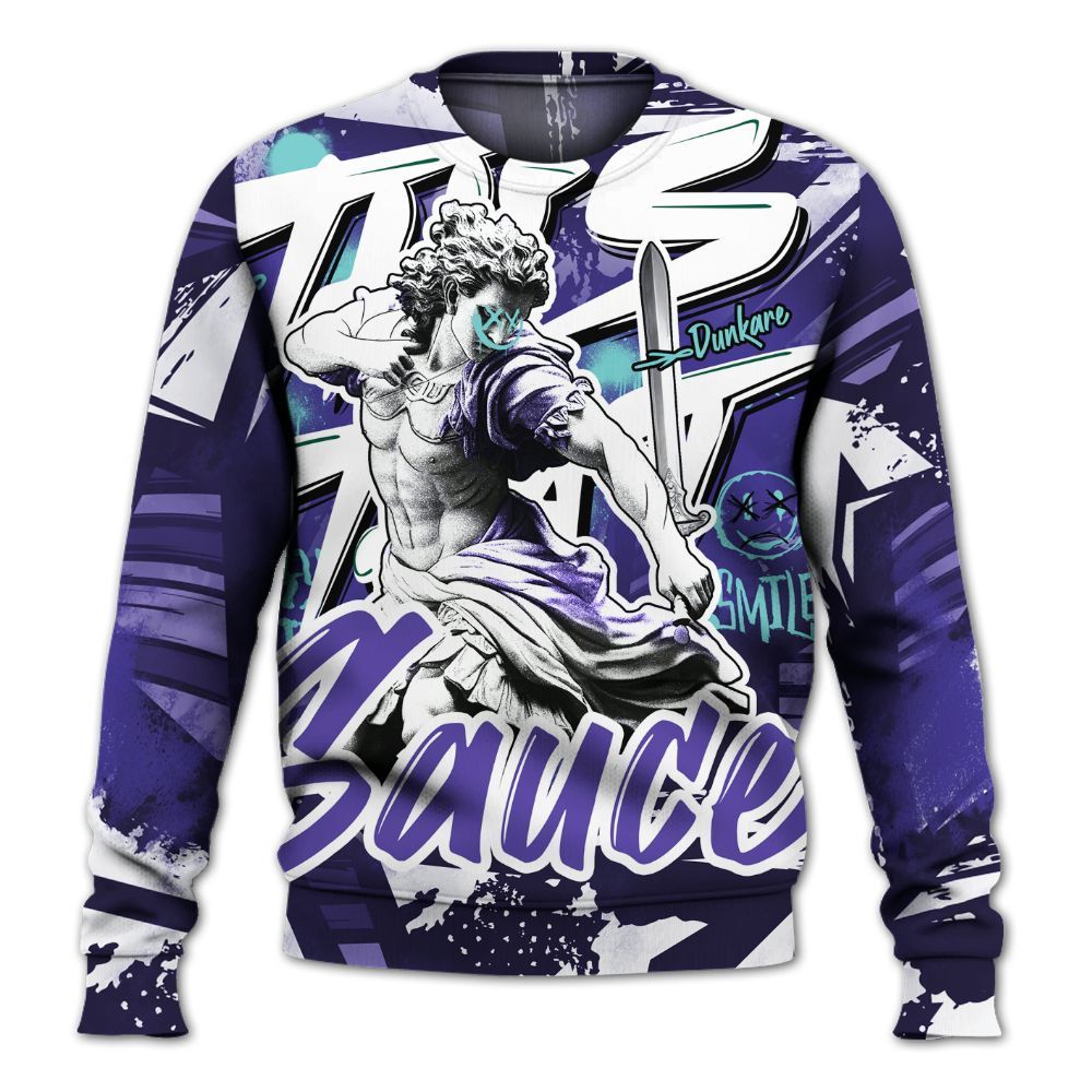 Sweatshirt To Match Low Hornets 1s - This That Sauce Retro All Over Print