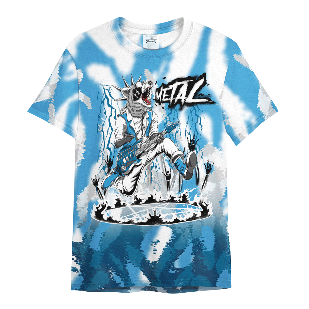 Shirt To Match Powder Blue 9s - Punk Rock Raccoon Burn Graphics Shirt Unisex