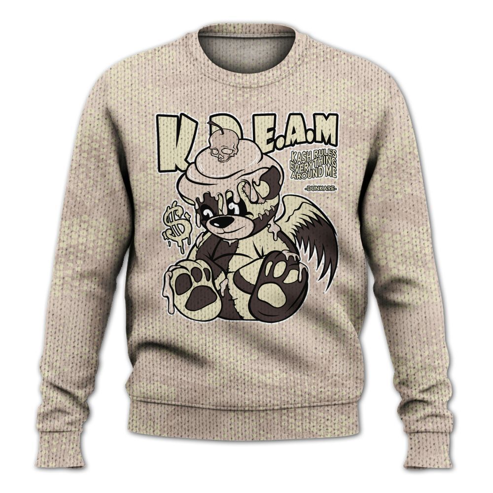 Knitted Sweater To Match A Ma Maniere X Fossil Stone 4s - Loot Bear