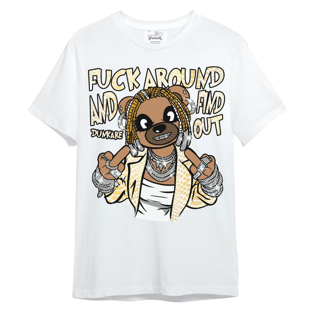 Shirt To Match Low Yellow Python 11s - F#ck Around Bear Bear Unisex Shirt