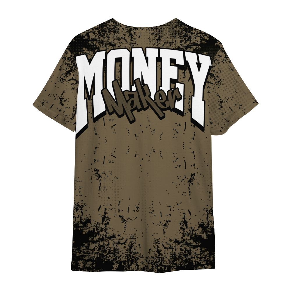 Shirt To Match Olive 9s - Move In Silence Money Street Retro All Over Print