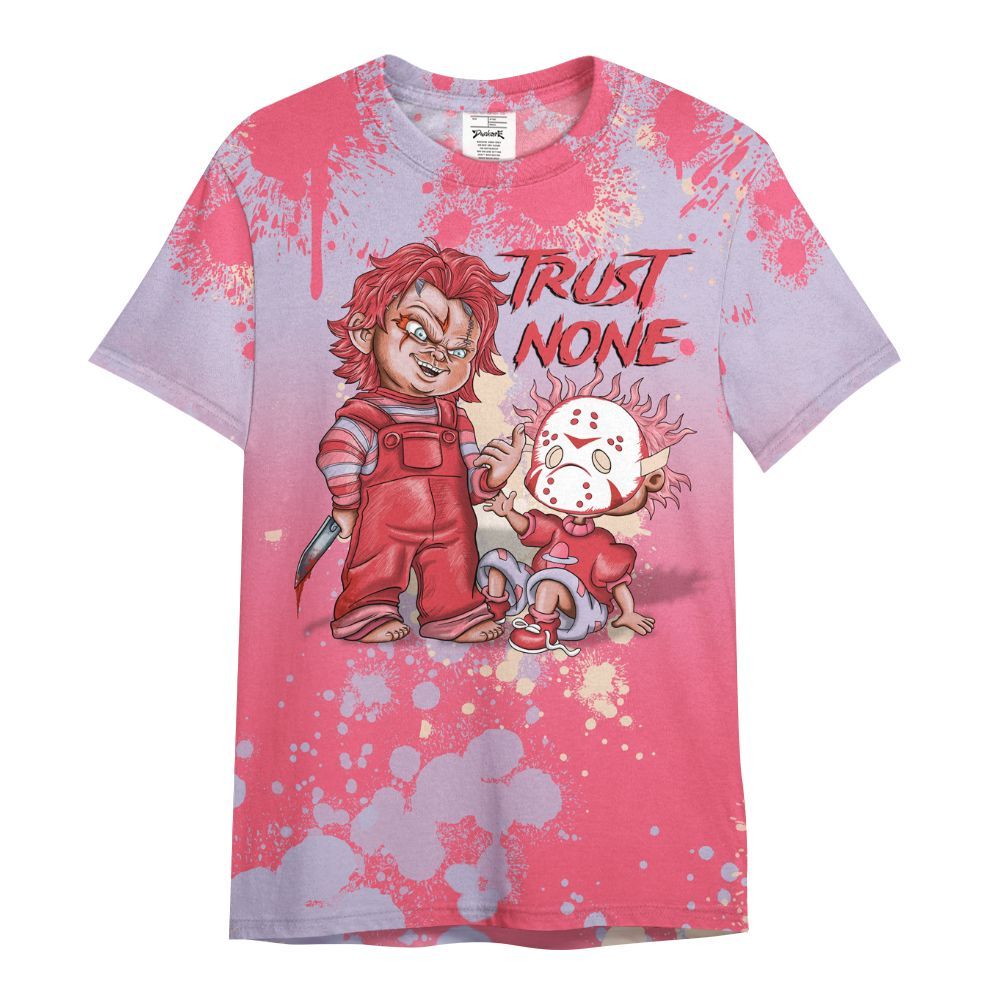 Shirt To Match Peanut Butter Jelly 5s - Trust No One Scary All Over Print
