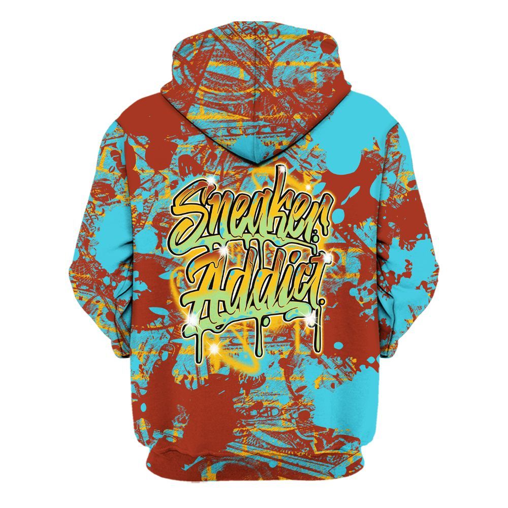 Hoodie To Match SB Dunk Di'Orr Greenwood - Addiction Sneakers Graphic Street Art All Over Print