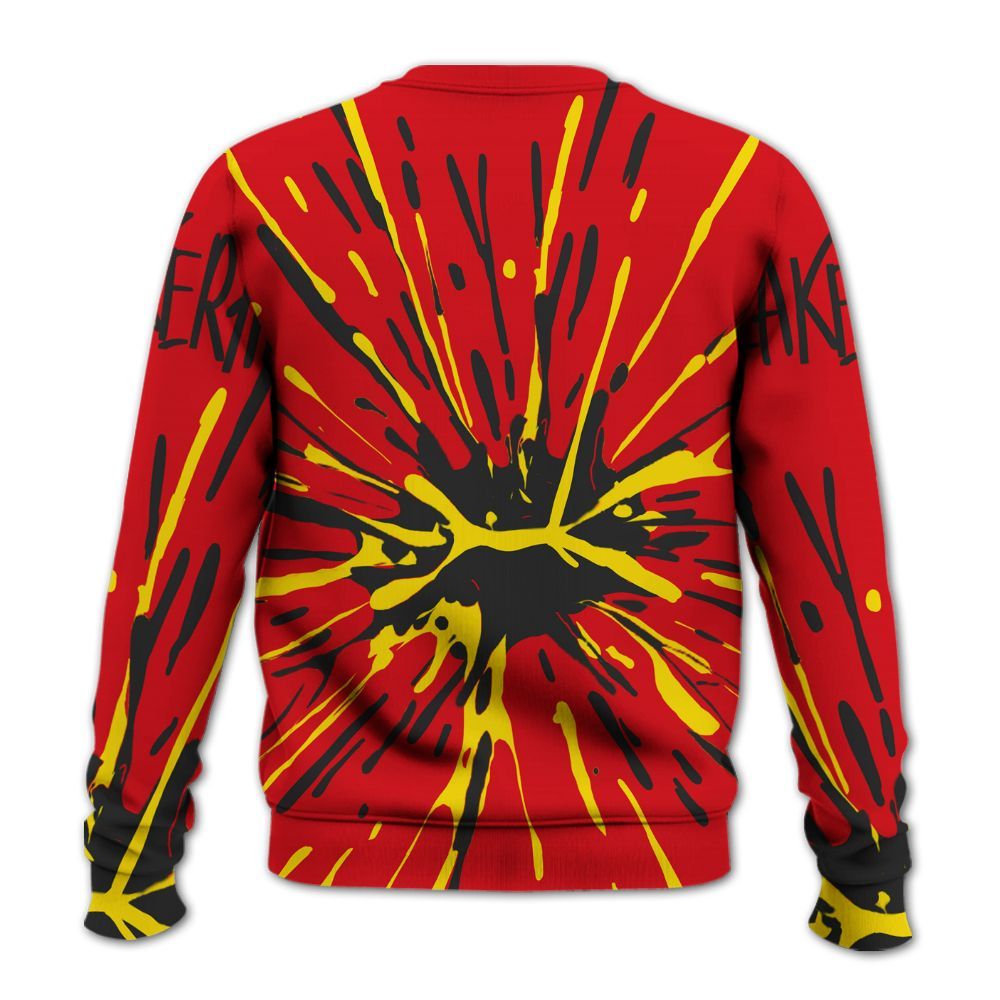 Sweatshirt To Match Ferrari 14s - Sneaker Sickness Splash All Over Print