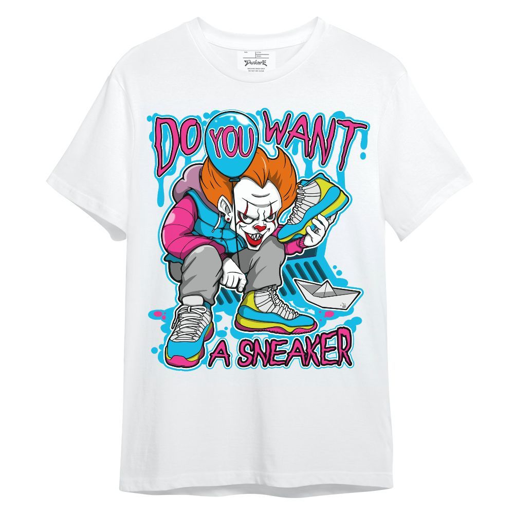 Shirt To Match Tokyo Nights Stewie 3s - Clown Scary Sneakers Halloween Graphic Unisex Shirt