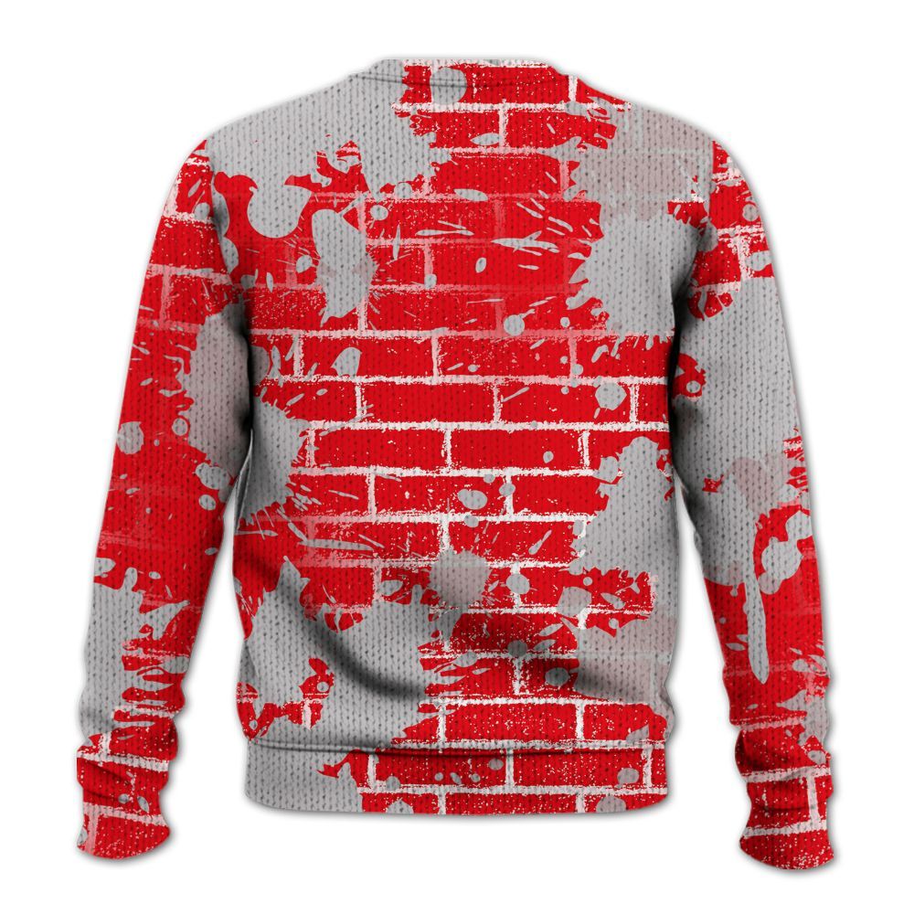 Knitted Sweater To Match Air Max 1 Low Poly - Seeya Skeleton Brick
