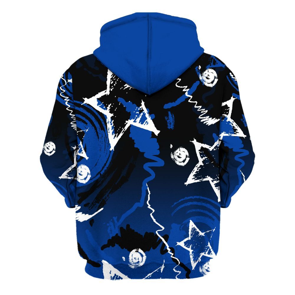 Hoodie To Match Hyper Royal 12s - Grind Shine Later Drip All Over Print