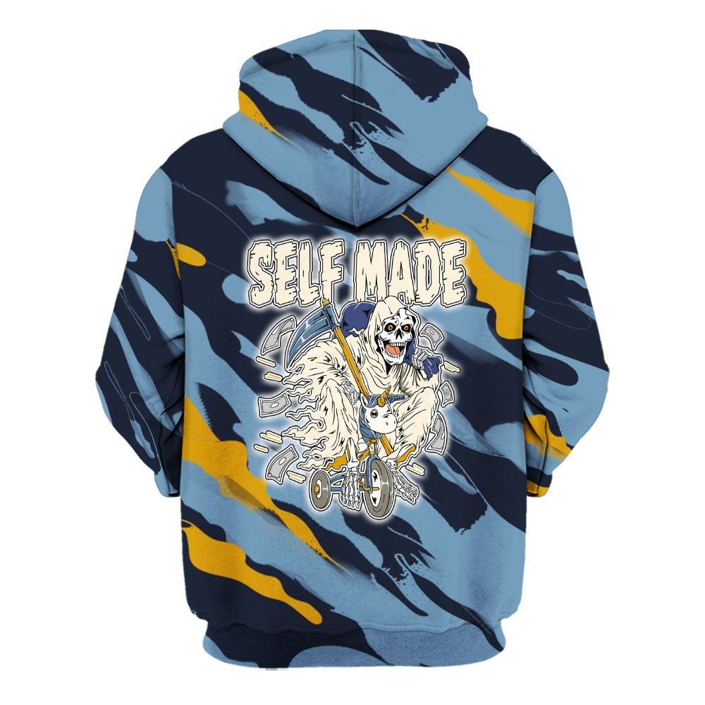 Hoodie To Match High OG First In Flight 1s - Self Make Skeleton Colored All Over Print