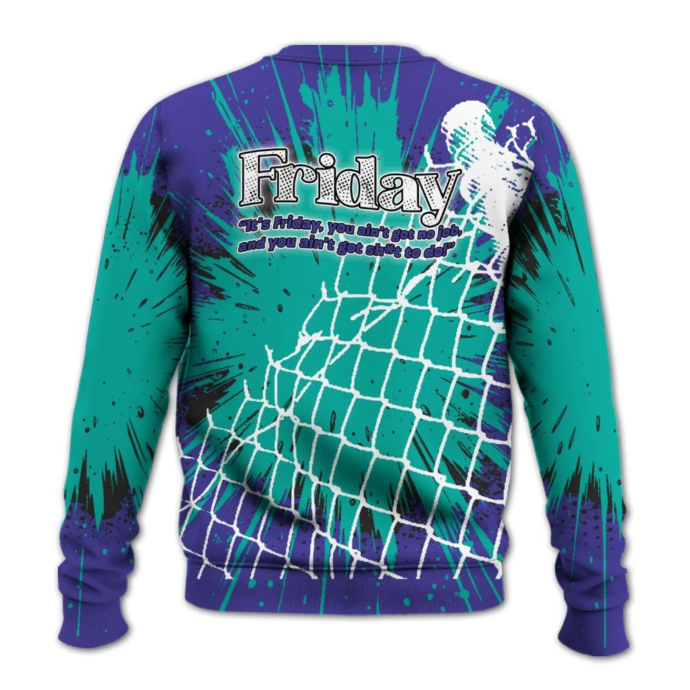 Sweatshirt To Match Retro Grape 5s - Friday Movie All Over Print