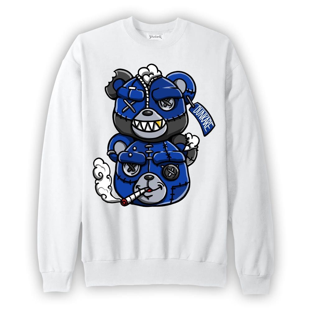 Sweatshirt To match Air Foamposite One Royal Sweatshirt - Double Hazard Hugz Graphic