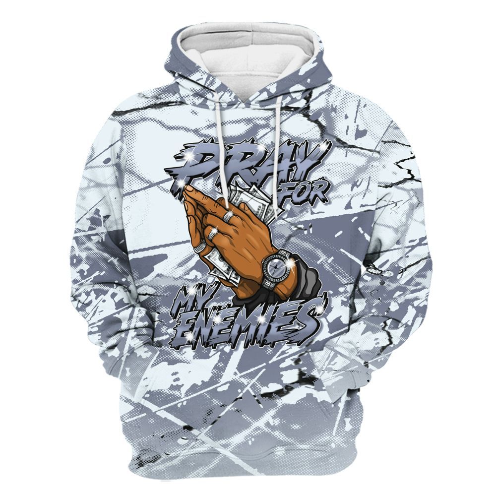 Hoodie To Match Air Foamposite Jin Kazama - Prayed For Enemies Graphic All Over Print