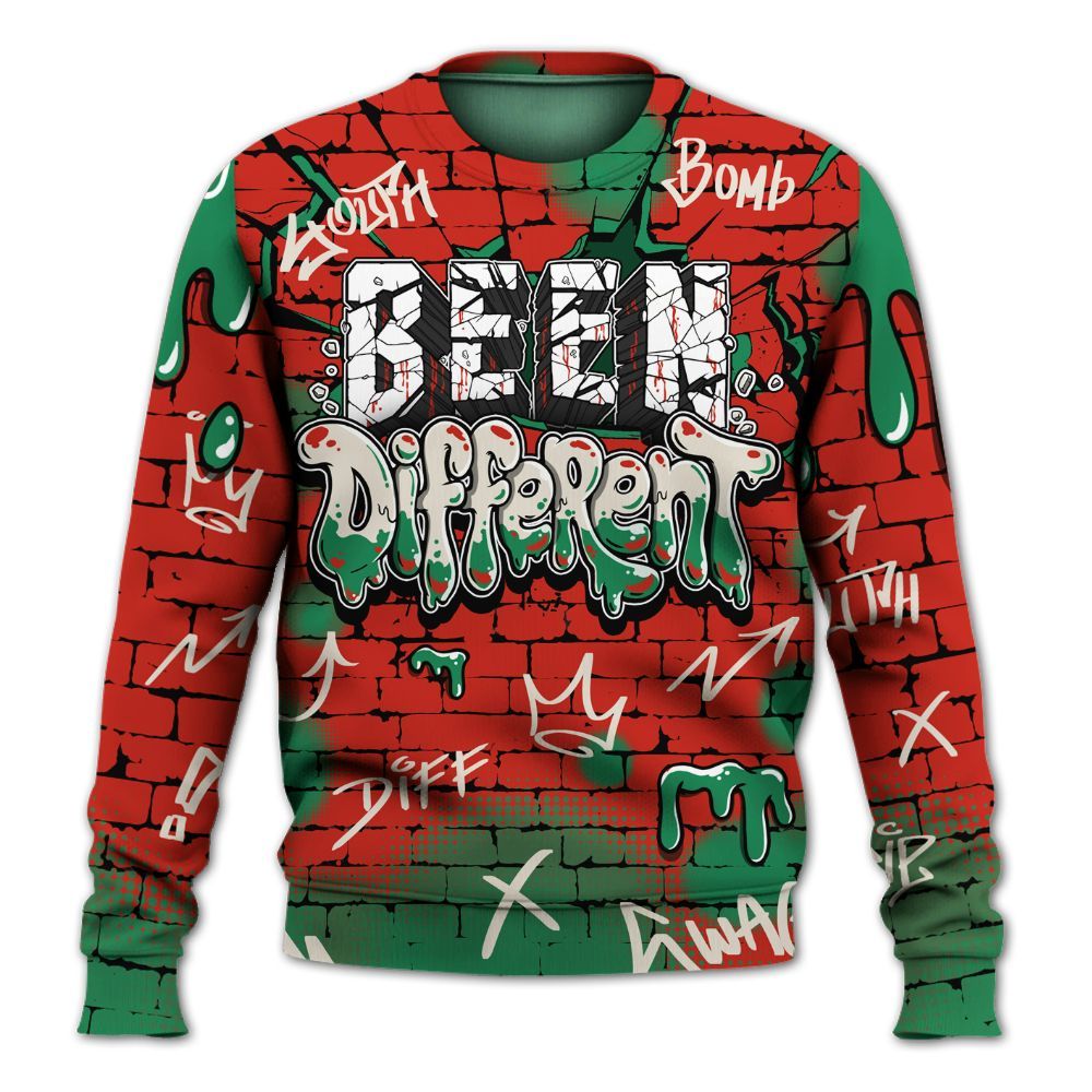 Sweatshirt To Match Retro El Vuelo 3s Shirt, Been Different All Over Print