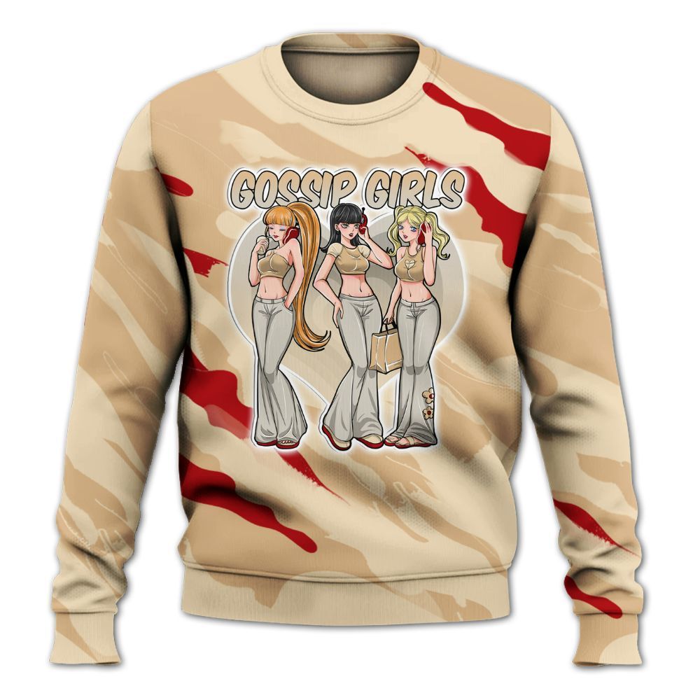 Sweatshirt To Match Dunk Low Strawberry Waffle - Gossip'Girls All Over Print