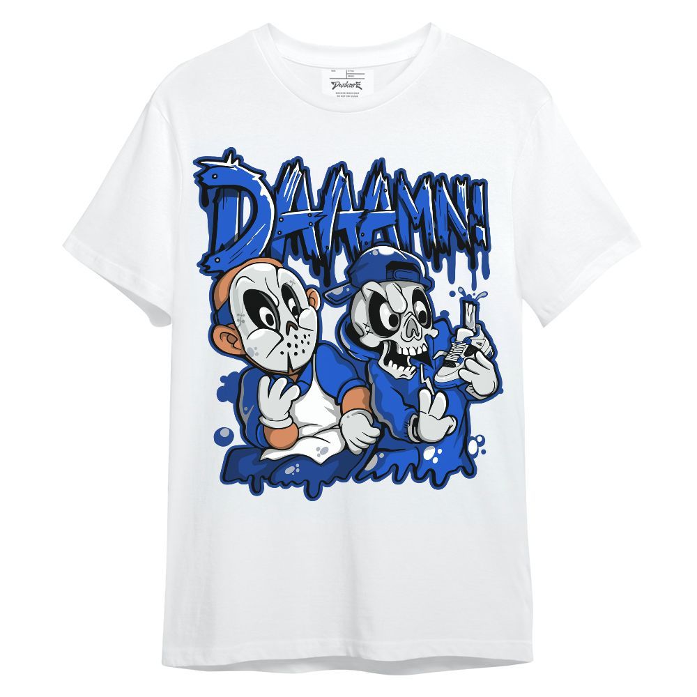 Shirt To Match Air Foamposite One Royal - Damn Shoe Graphic Unisex Shirt