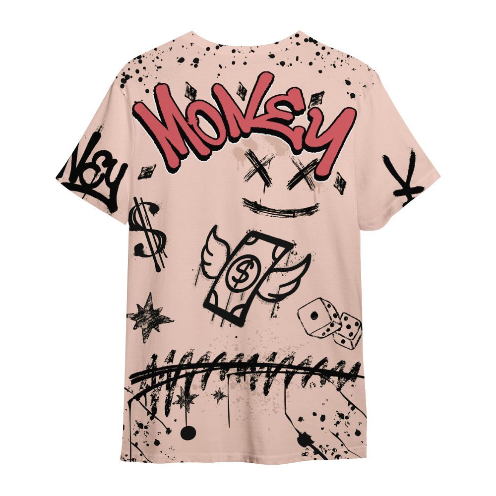 Shirt To Match Washed Coral 2s Shirt, Everybody Paid In Full Crayon All Over Print