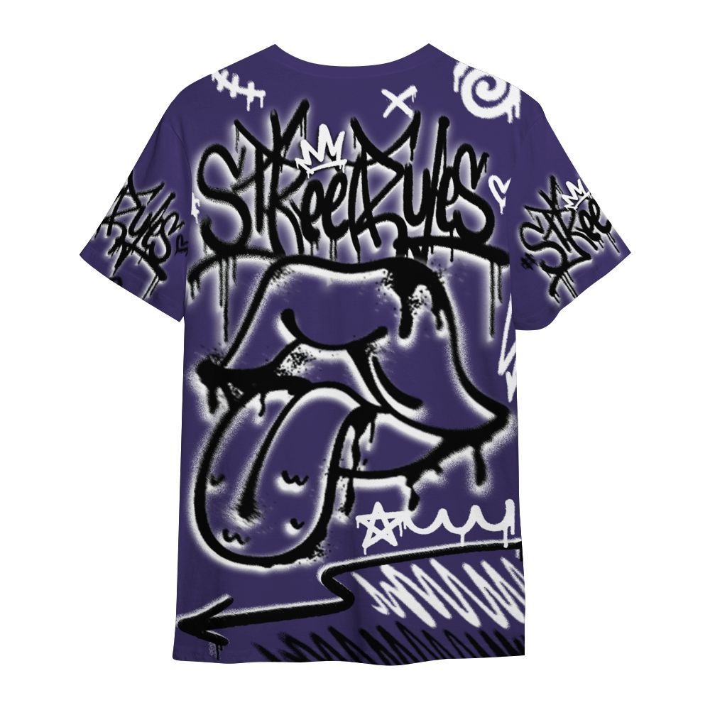 Shirt To Match Retro Court Purple 13s - Break Rules Streetwear All Over Print