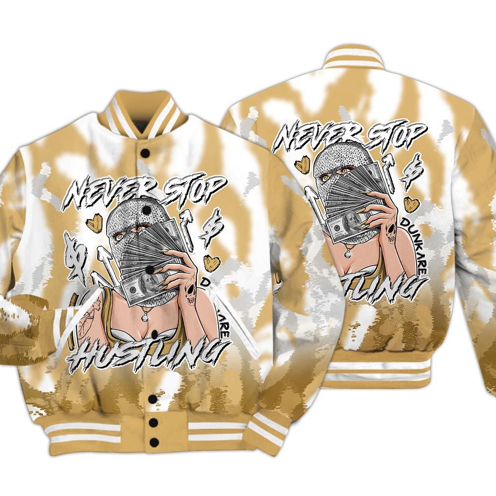 Varsity Jacket To Match Craft Paris 6s - Hustling Unique Burn Varsity Jacket Unisex