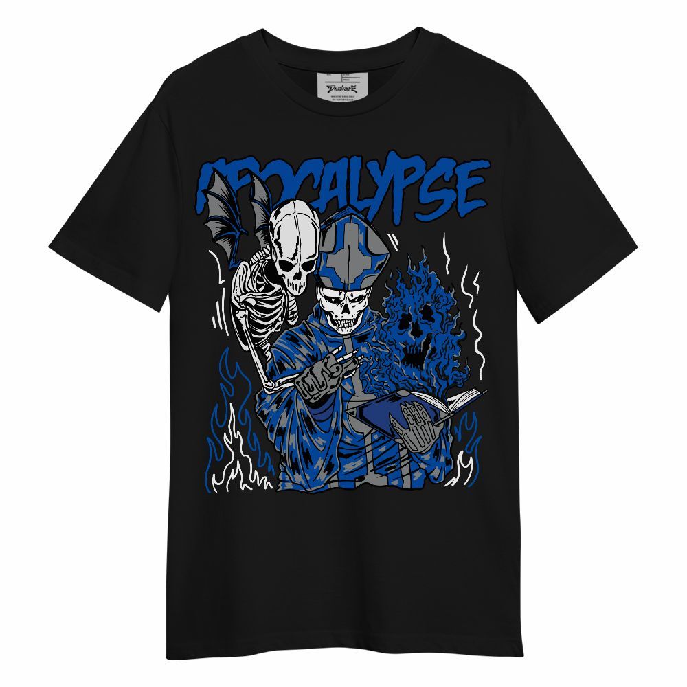 Shirt To Match Racer Blue 5s - Apocalypse Skeleton Unisex Shirt