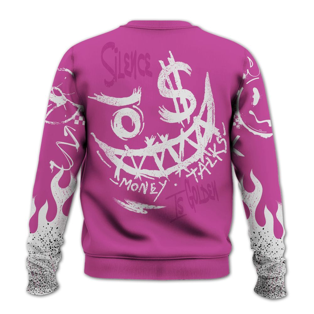 Sweatshirt To Match Dunk Low Active Fuchsia - Mouth Burning Street Style All Over Print