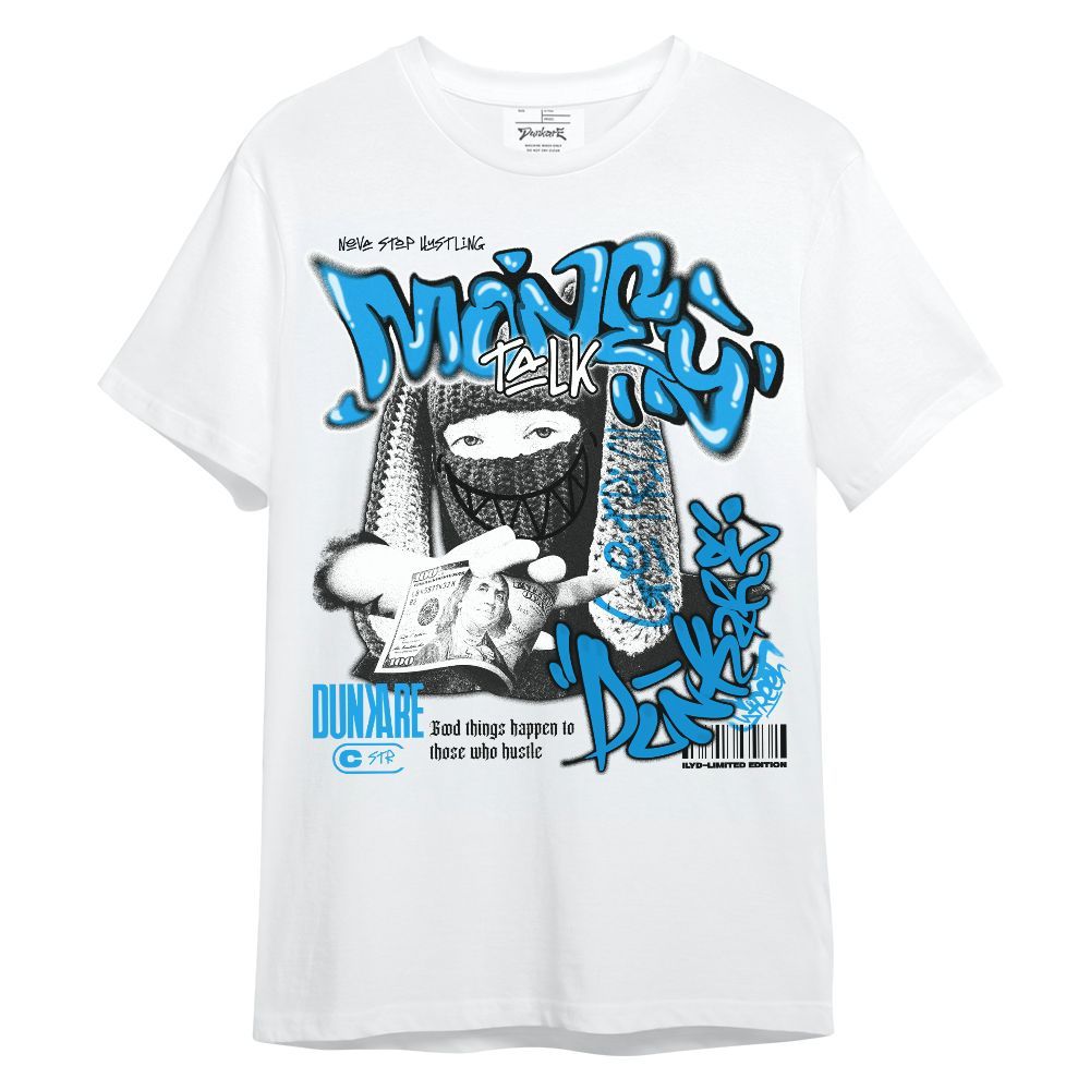 Shirt To Match Black University Blue 2022 13s - Money Talk Rap Unisex Shirt