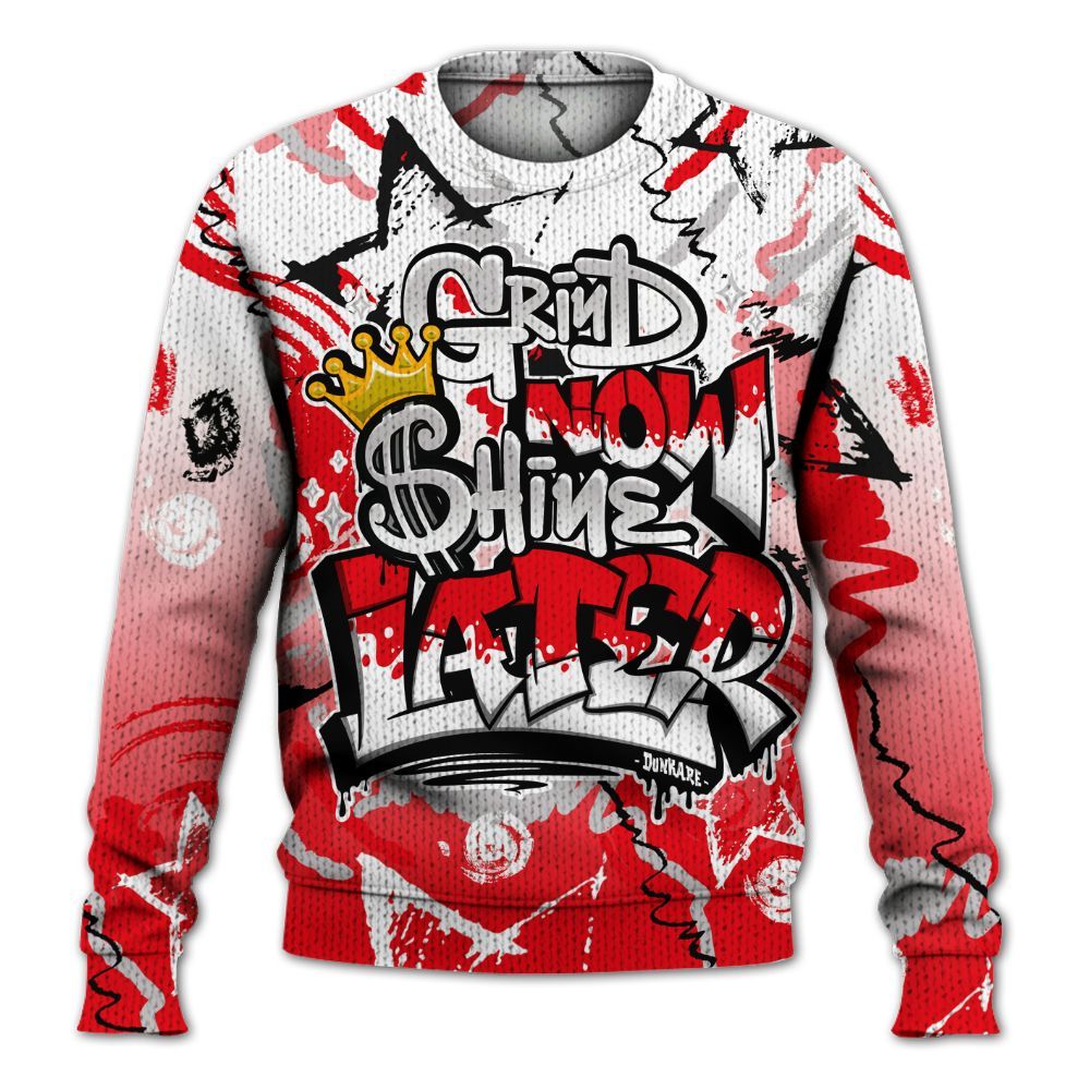 Knitted Sweater To Match Air Max 1 Low Poly - Grind Shine Later Drip