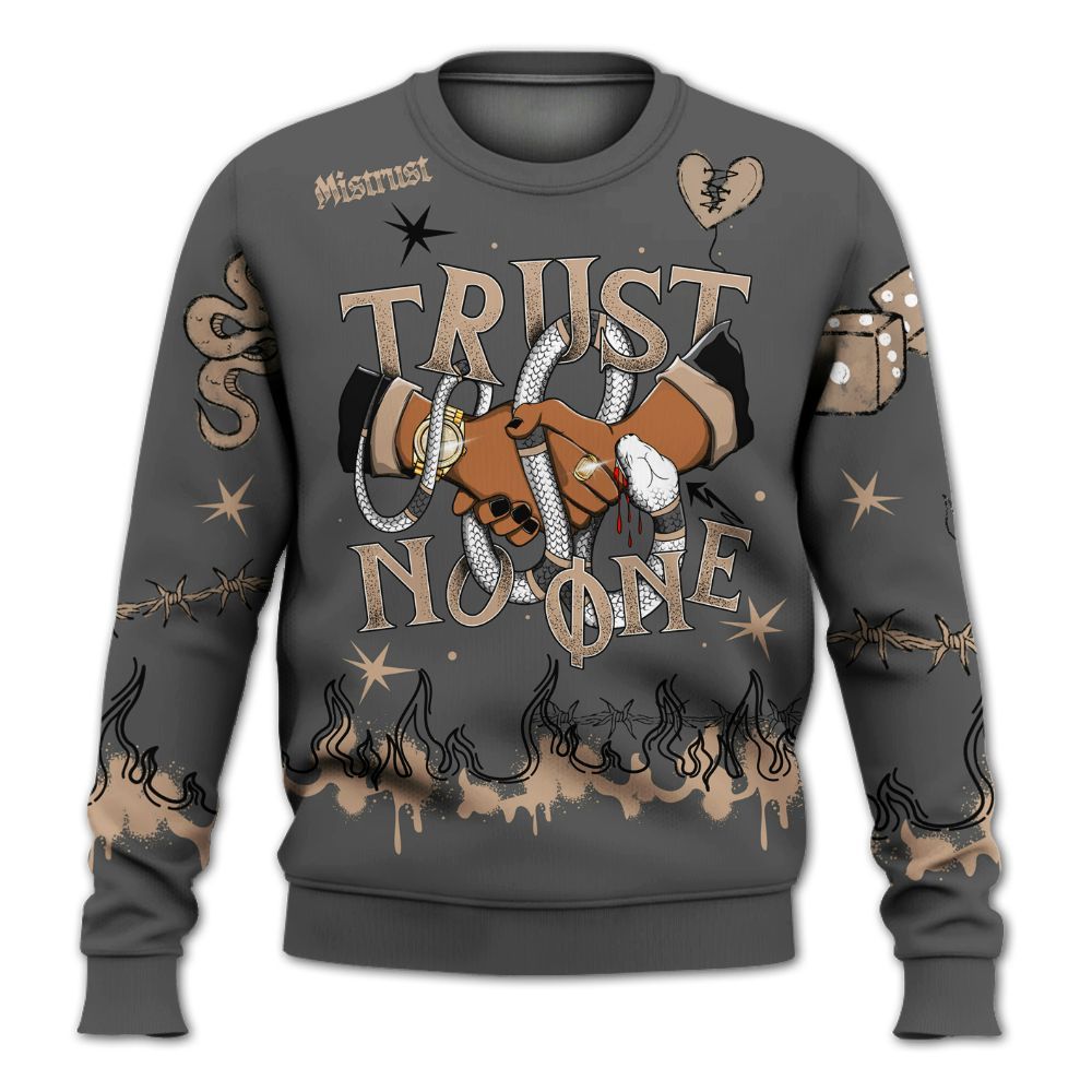 Sweatshirt To Match Kobe 9 EM Mamba - Trust No One Snake-Bite Doodle Crayon All Over Print