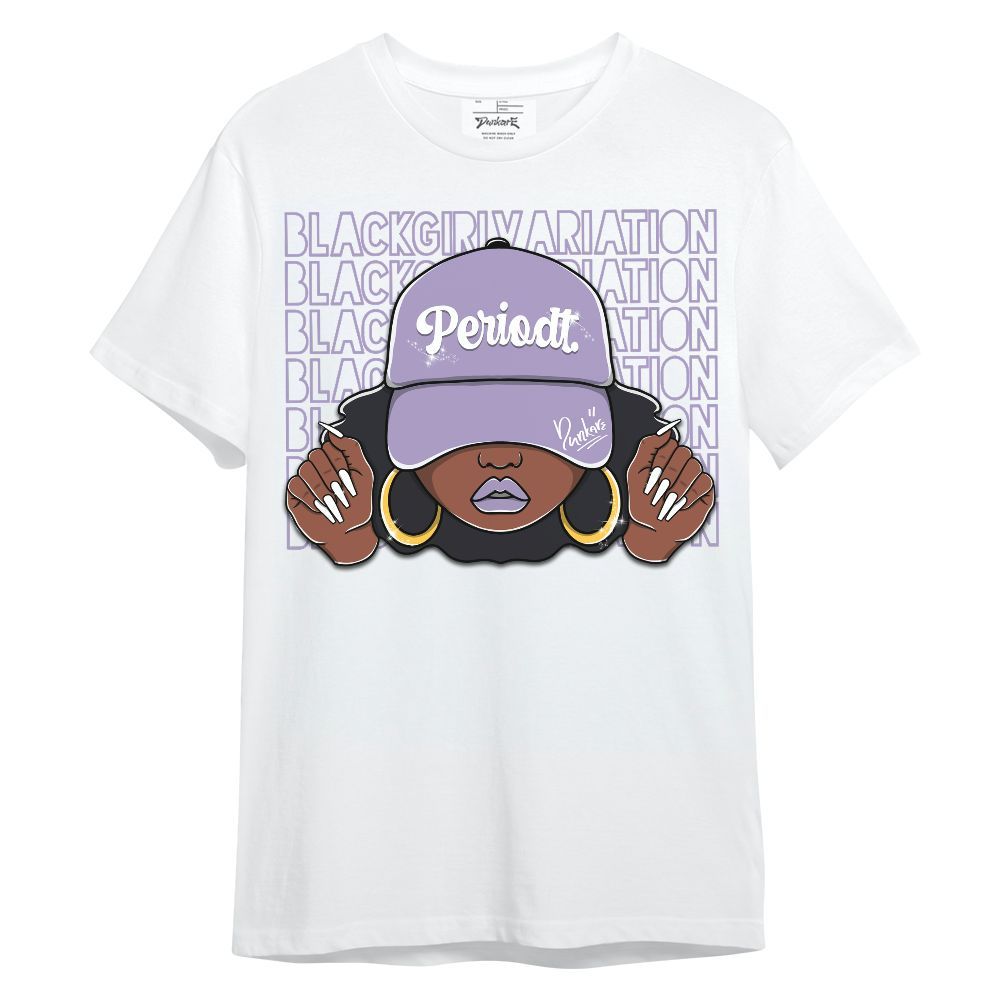 Shirt To Match Low Pure Violet 11s - Black Girl Variation Unisex Shirt