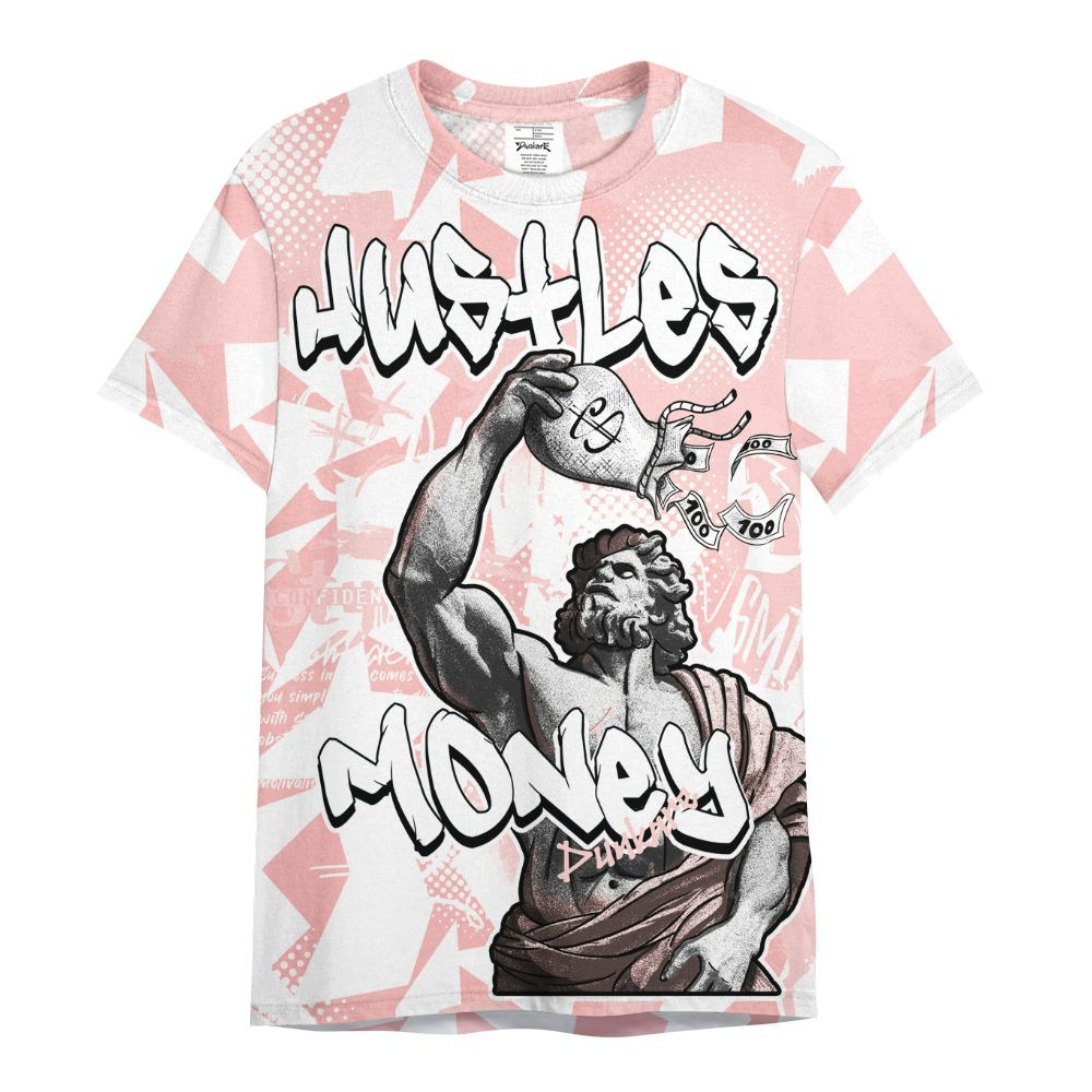 Shirt To Match Low Legend Pink 11s - Huslte Money Retro All Over Print
