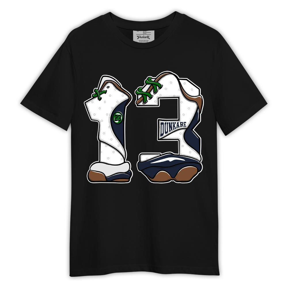 Shirt To Match Midnight Navy 13s - Number 13s Shirt Outfit