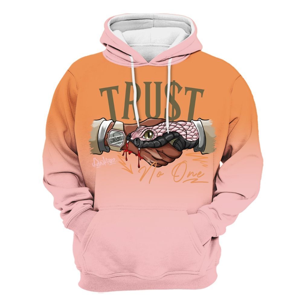 Hoodie To Match SB Dunk Low Red Stardust - Trust No One Drip All Over Print