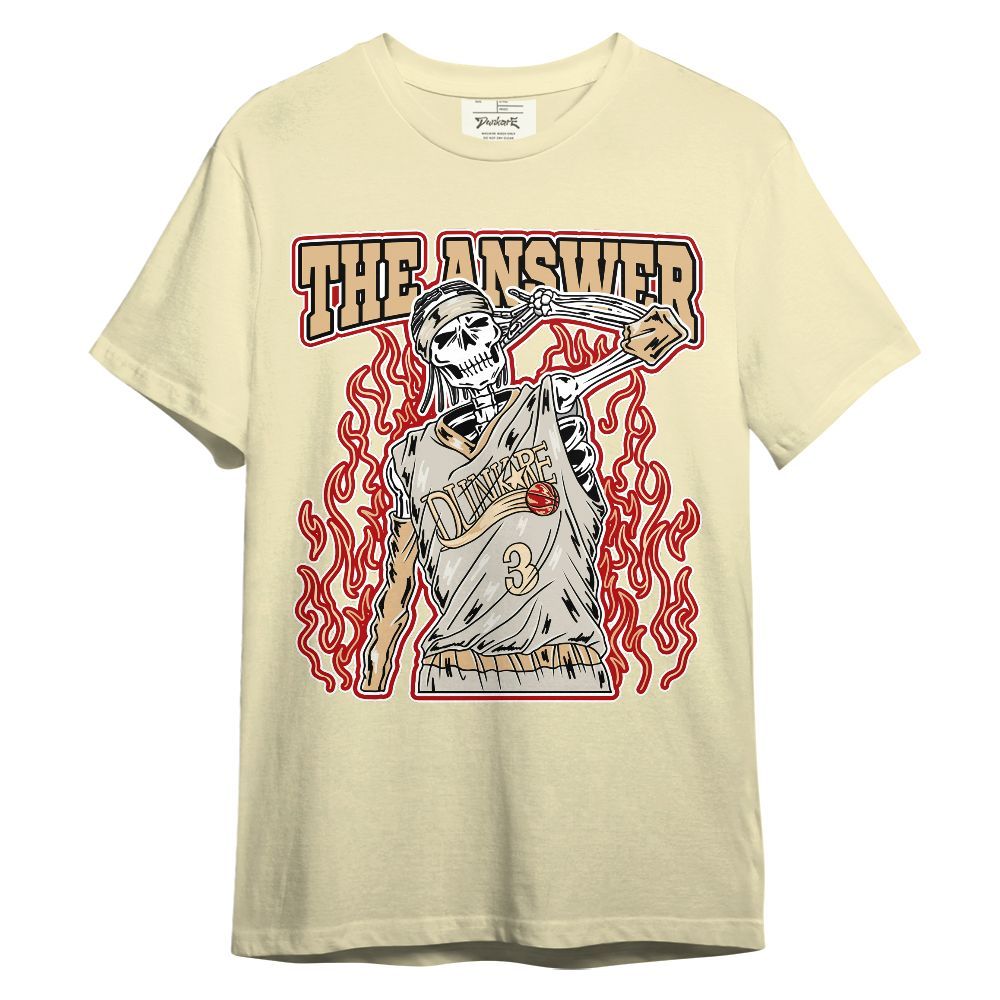 Shirt To Match Dunk Low Strawberry Waffle - Allen Answer Skeleton Unisex Shirt