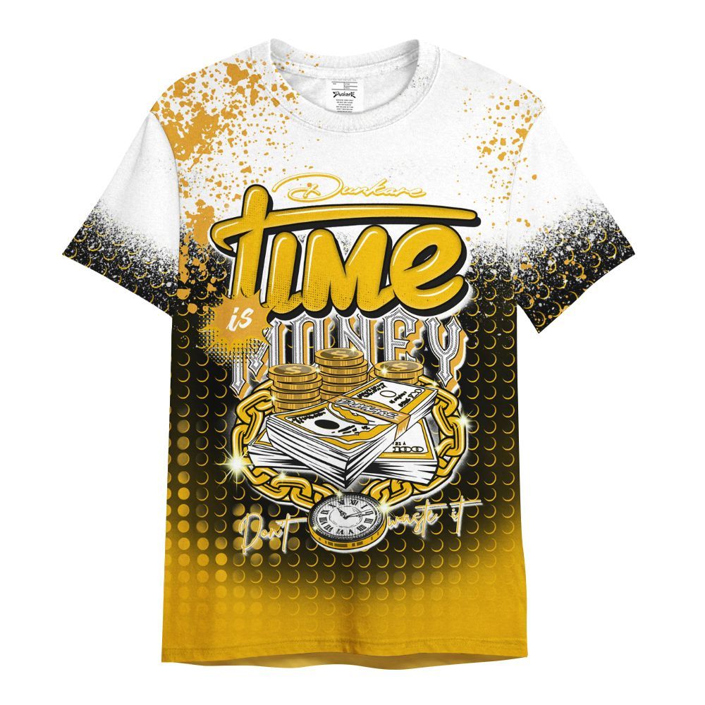 Shirt To Match Del Sol 13s - Halftone Time Is Money All Over Print