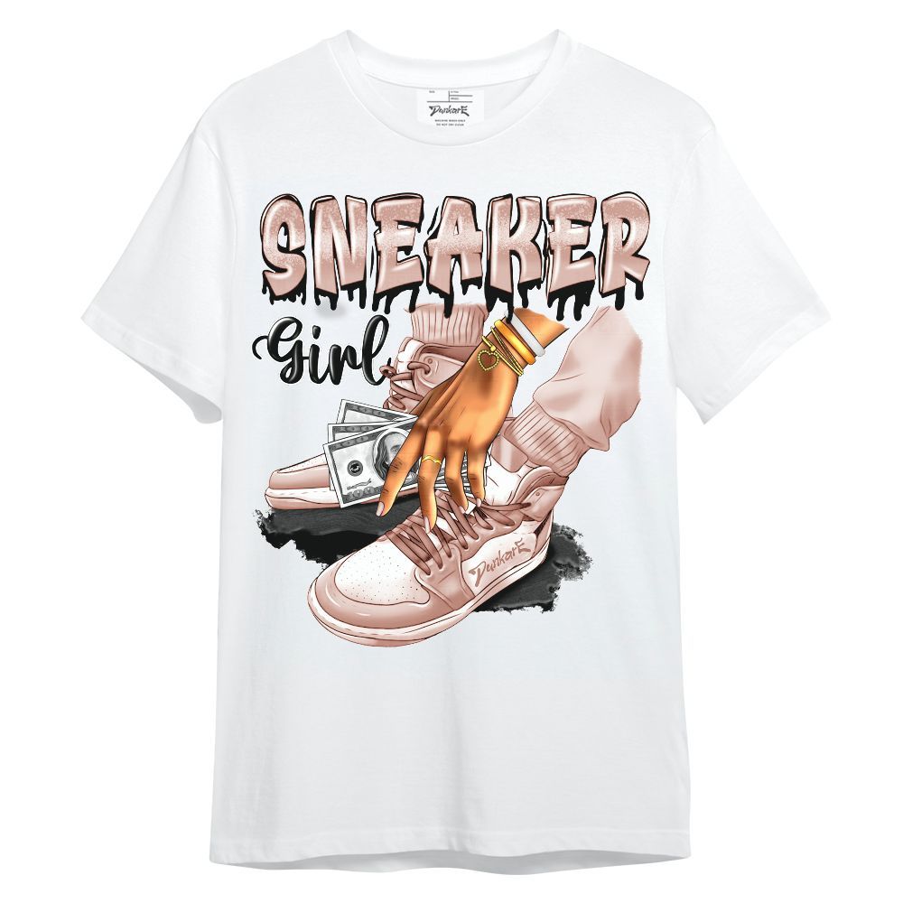 Shirt To Match Dunk Low Pink Velvet - SNEAKER Girl Money Drip Unisex Shirt