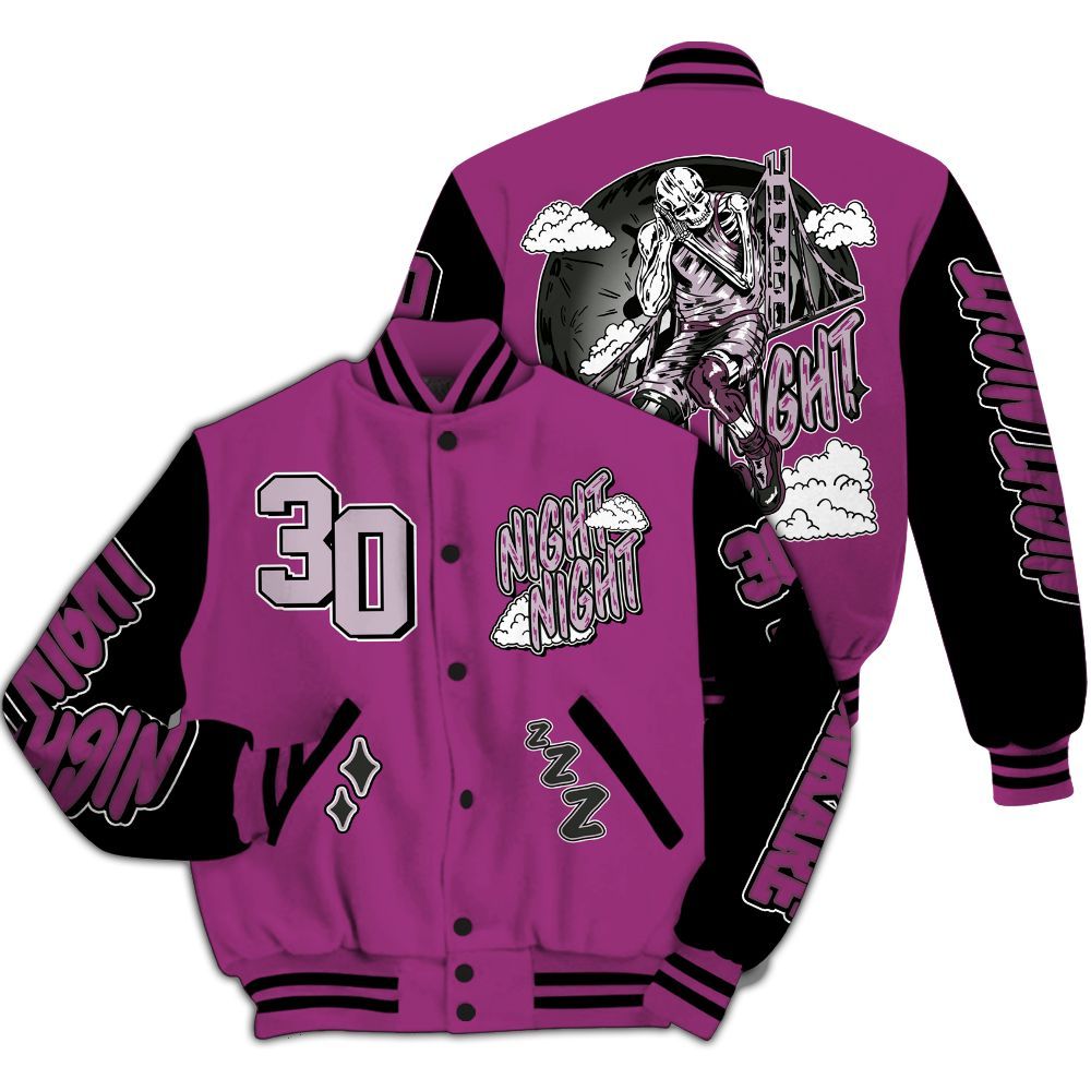 Varsity Jacket To Match Air Max Sunder Gore Tex Bold Berry - Seeya Skeleton All Over Print