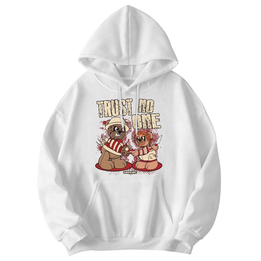 Sweatshirt To Match Dunk Low Strawberry Waffle - Trust No One Bear Graphic