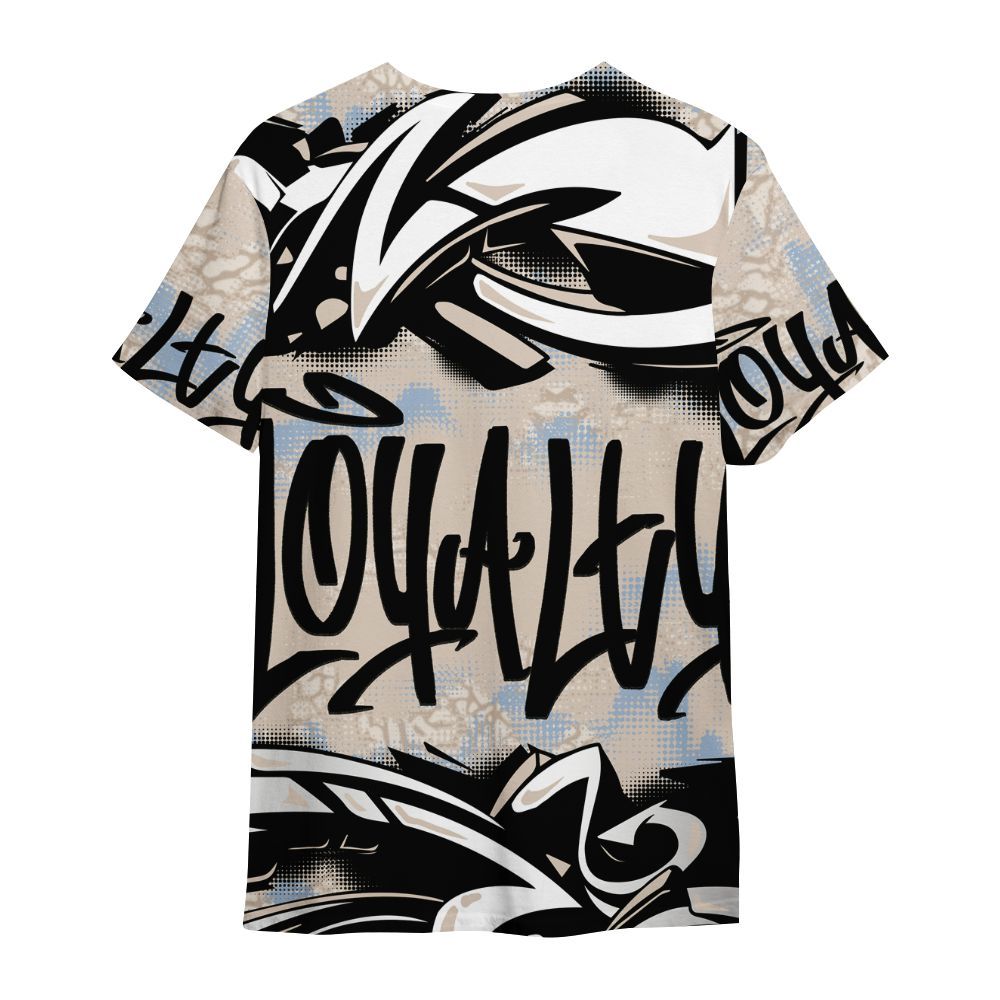 Shirt To Match Desert Sand 3s - Loyalty Out Value Graffiti All Over Print