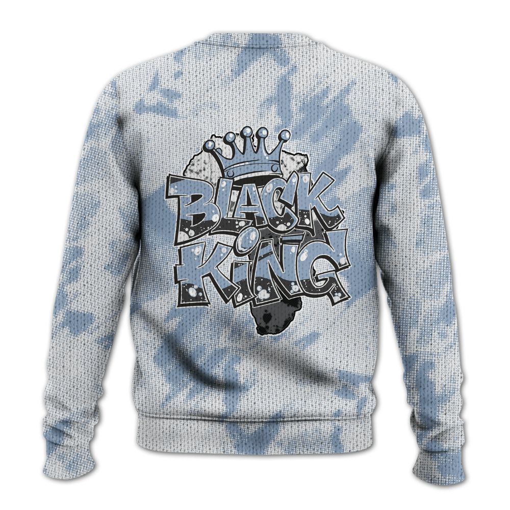 Knitted Sweater To Match Reverse Black White 6s - B-King Shirt Unisex Oufit