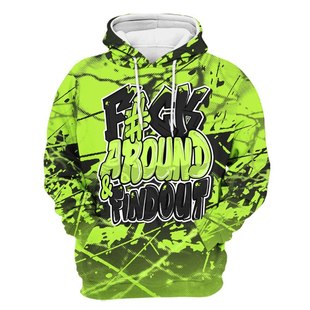 Hoodie To Match Air Force 1 Low Dance Volt - F Around Find Out Graphic Profound All Over Print