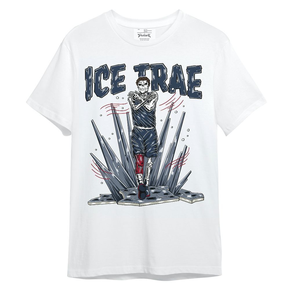 Shirt To Match Navy Blue 2024 6s - Freezed Skeleton Unisex Shirt