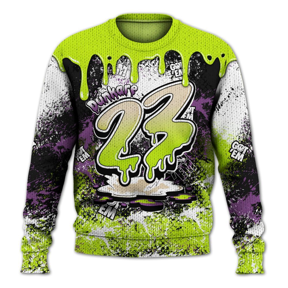 Sweater To Match GS Black Barely Volt 11s - Dripping 23 Drip Graphic
