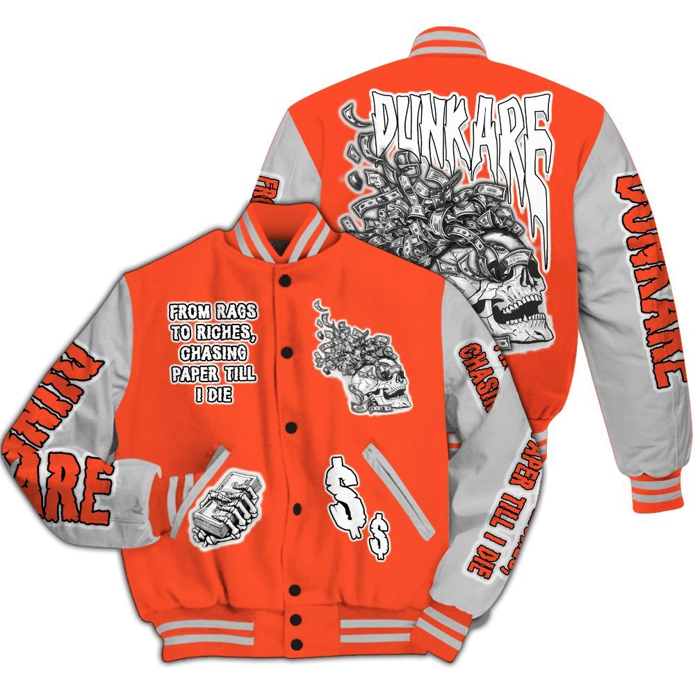 Varsity Jacket To Match Air Max 1 86 Cosmic Clay - From Rags To Riches All Over Print